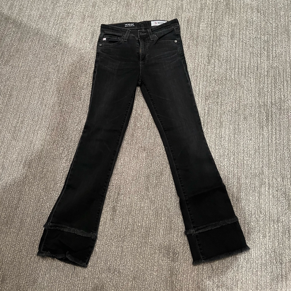 AG black bootcut jeans